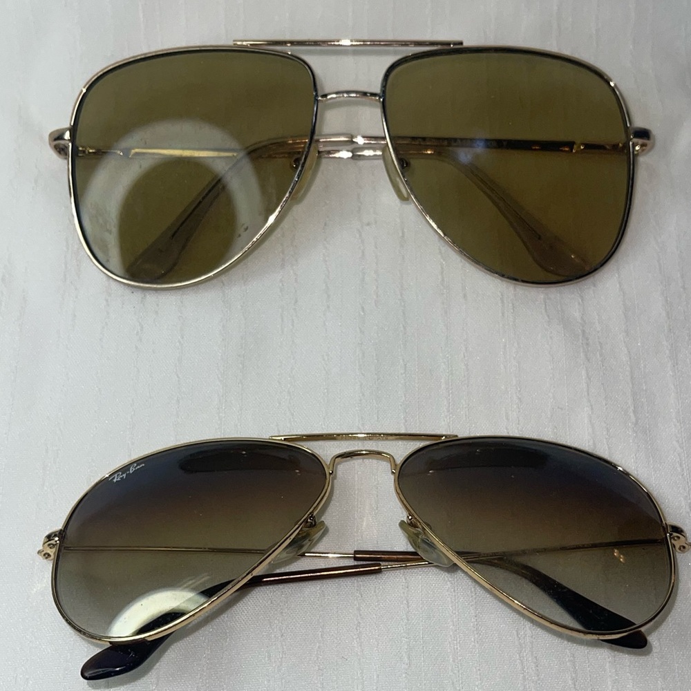 Ray ban glasses and off ray bans